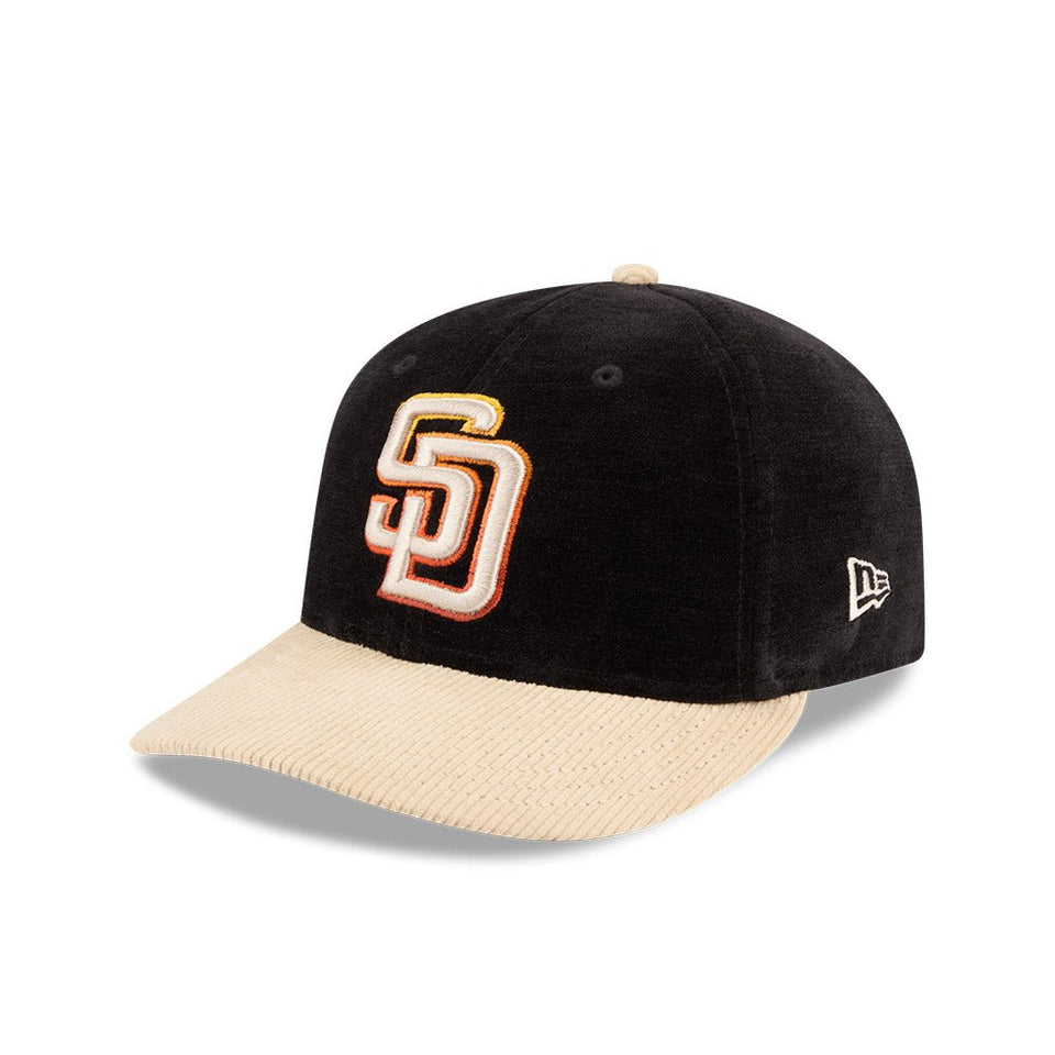 LP 59FIFTY Fall Velvet サンディエゴ・パドレス ブラック コーデュロイバイザー - 14866564-700 | NEW ERA ニューエラ公式オンラインストア