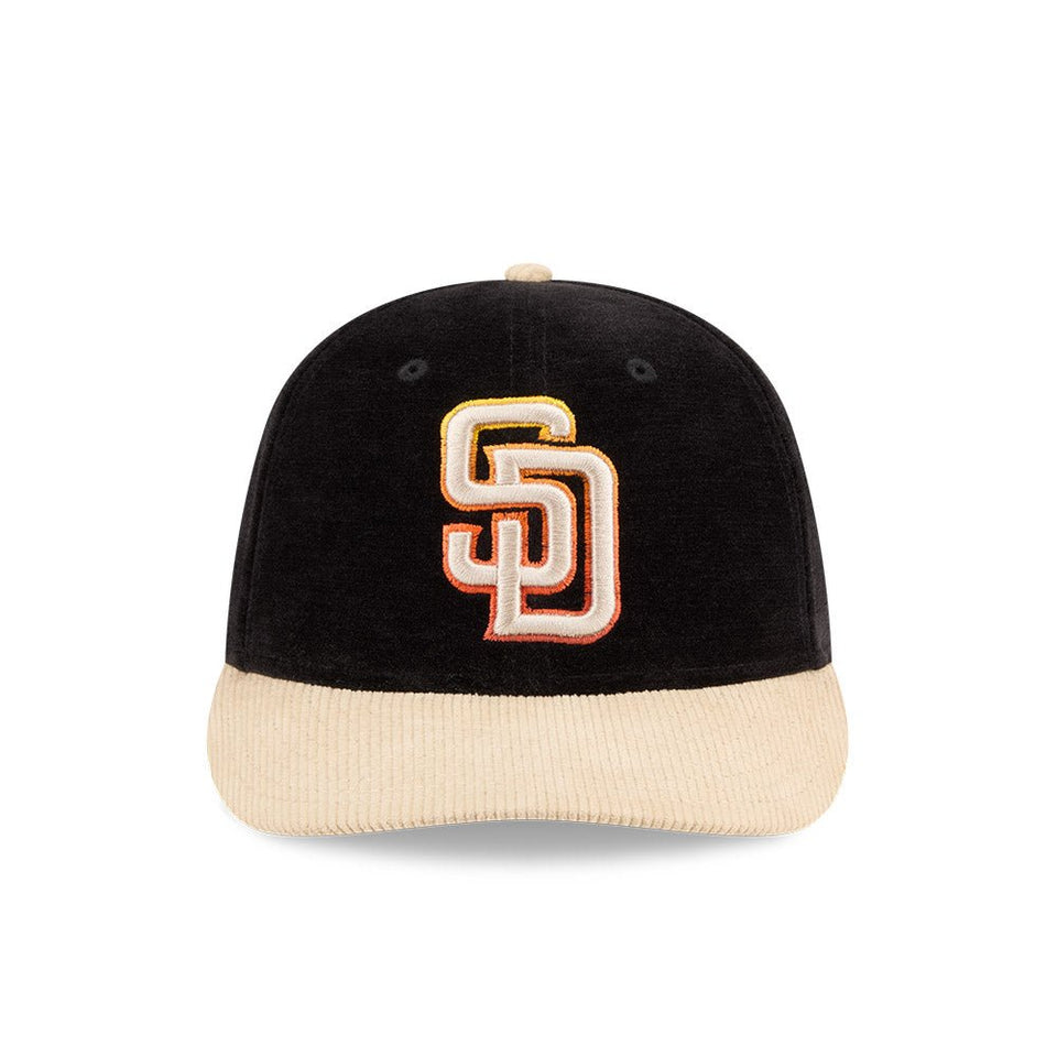 LP 59FIFTY Fall Velvet サンディエゴ・パドレス ブラック コーデュロイバイザー - 14866564-700 | NEW ERA ニューエラ公式オンラインストア
