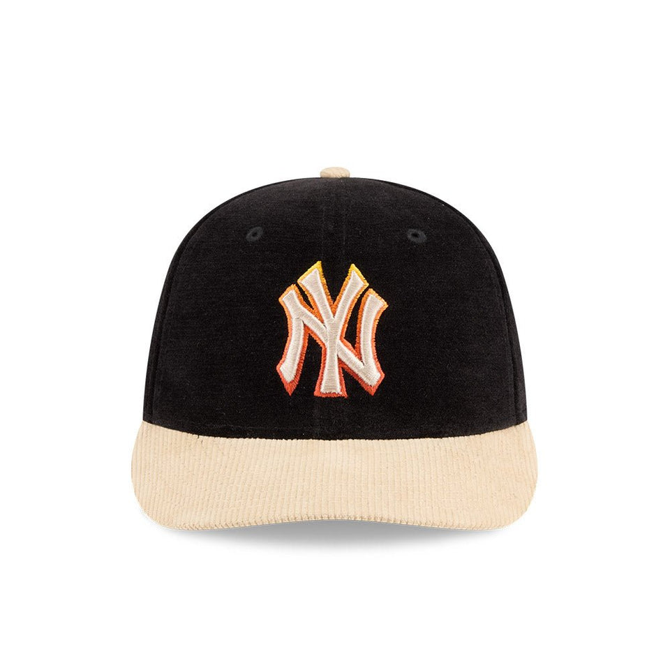 LP 59FIFTY Fall Velvet ニューヨーク・ヤンキース ブラック コーデュロイバイザー - 14866565-700 | NEW ERA ニューエラ公式オンラインストア