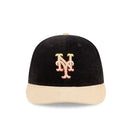 LP 59FIFTY Fall Velvet ニューヨーク・メッツ ブラック コーデュロイバイザー - 14866566-700 | NEW ERA ニューエラ公式オンラインストア