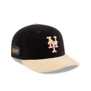LP 59FIFTY Fall Velvet ニューヨーク・メッツ ブラック コーデュロイバイザー - 14866566-700 | NEW ERA ニューエラ公式オンラインストア