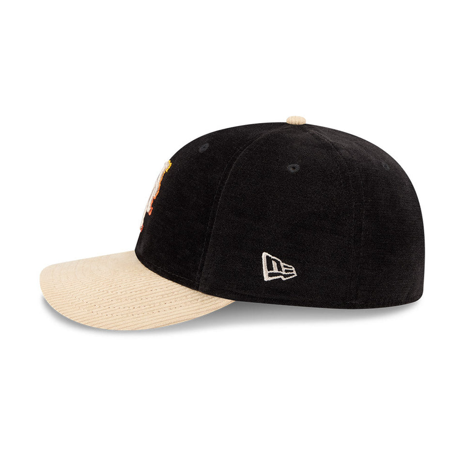 LP 59FIFTY Fall Velvet ニューヨーク・メッツ ブラック コーデュロイバイザー - 14866566-700 | NEW ERA ニューエラ公式オンラインストア