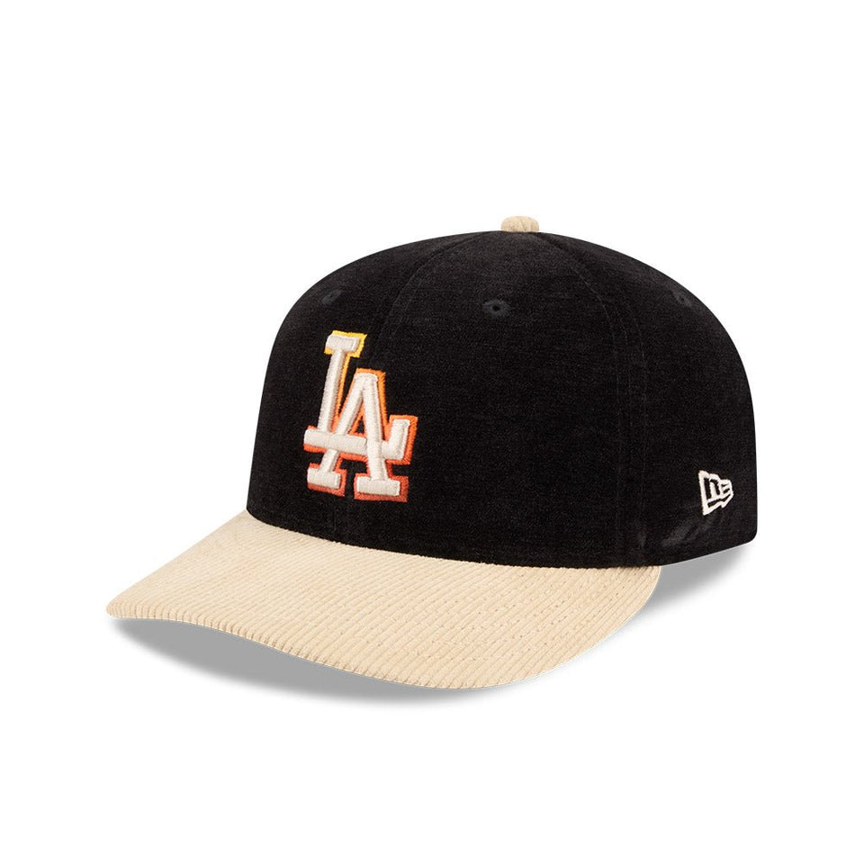 LP 59FIFTY Fall Velvet ロサンゼルス・ドジャース ブラック コーデュロイバイザー - 14866567-700 | NEW ERA ニューエラ公式オンラインストア