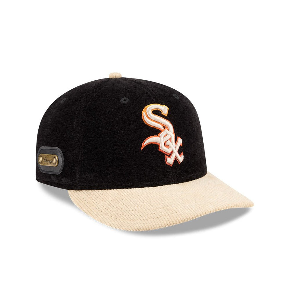 LP 59FIFTY Fall Velvet シカゴ・ホワイトソックス ブラック コーデュロイバイザー - 14866569-700 | NEW ERA ニューエラ公式オンラインストア