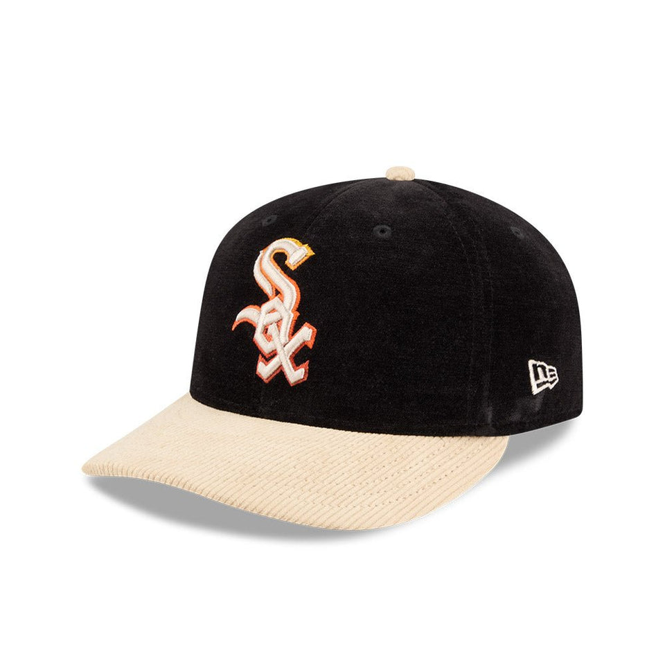 LP 59FIFTY Fall Velvet シカゴ・ホワイトソックス ブラック コーデュロイバイザー - 14866569-700 | NEW ERA ニューエラ公式オンラインストア