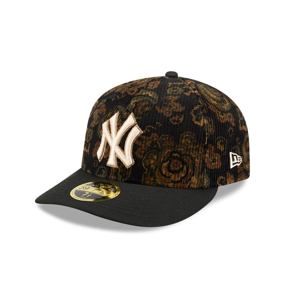 専用　ヤンキース　つば、つば裏龍　ニューエラ　海外別注　ブルドッグ　2点 lp-59fifty-floral-corduroy-