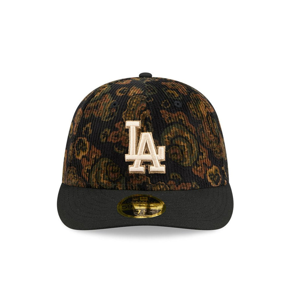 LP 59FIFTY Floral Corduroy ロサンゼルス・ドジャース ブラック - 14724290 - 700 | NEW ERA ニューエラ公式オンラインストア