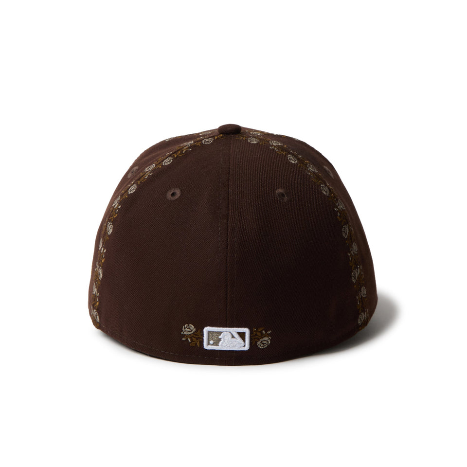 LP 59FIFTY MLB Rose Embroidery サンディエゴ・パドレス バーントウッド - 14667661 - 700 | NEW ERA ニューエラ公式オンラインストア