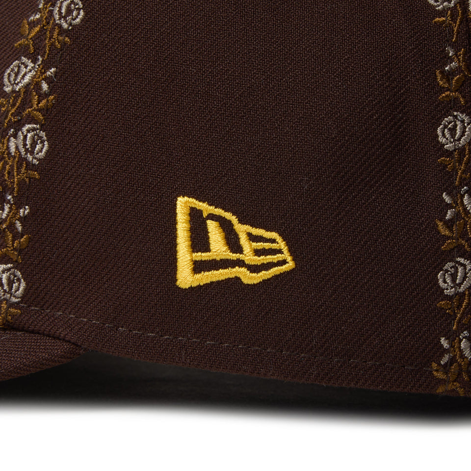 LP 59FIFTY MLB Rose Embroidery サンディエゴ・パドレス バーントウッド - 14667661 - 700 | NEW ERA ニューエラ公式オンラインストア