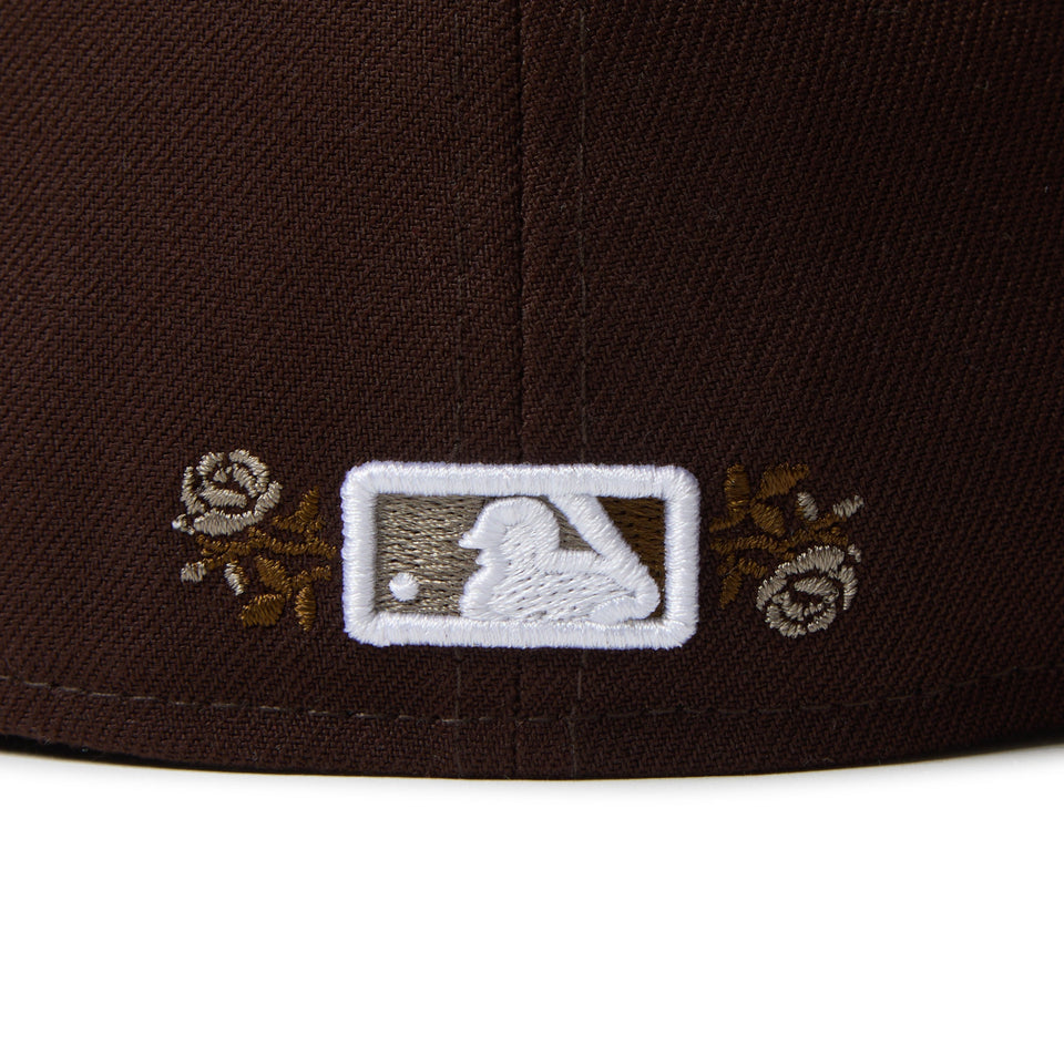 LP 59FIFTY MLB Rose Embroidery サンディエゴ・パドレス バーントウッド - 14667661 - 700 | NEW ERA ニューエラ公式オンラインストア