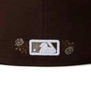LP 59FIFTY MLB Rose Embroidery サンディエゴ・パドレス バーントウッド - 14667661 - 700 | NEW ERA ニューエラ公式オンラインストア