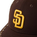 LP 59FIFTY MLB Rose Embroidery サンディエゴ・パドレス バーントウッド - 14667661 - 700 | NEW ERA ニューエラ公式オンラインストア