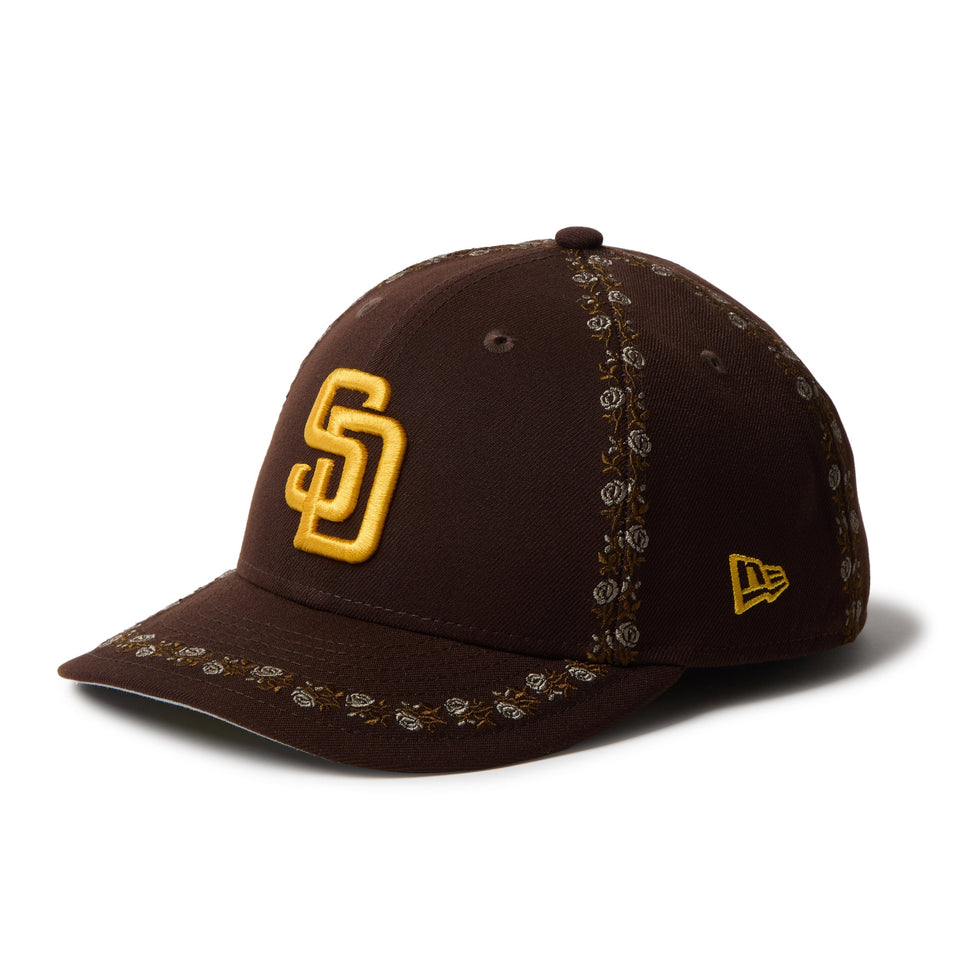 LP 59FIFTY MLB Rose Embroidery サンディエゴ・パドレス バーントウッド - 14667661 - 700 | NEW ERA ニューエラ公式オンラインストア