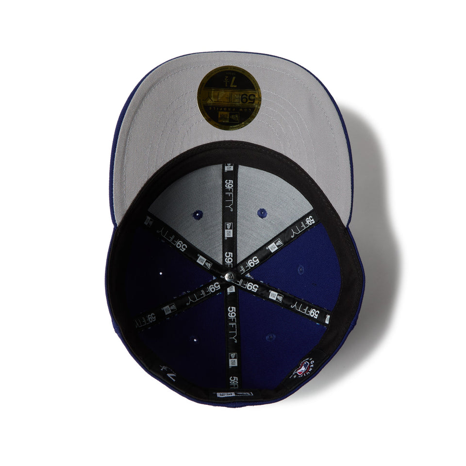 LP 59FIFTY MLB Rose Embroidery ロサンゼルス・ドジャース ダークロイヤル - 14667663 - 700 | NEW ERA ニューエラ公式オンラインストア