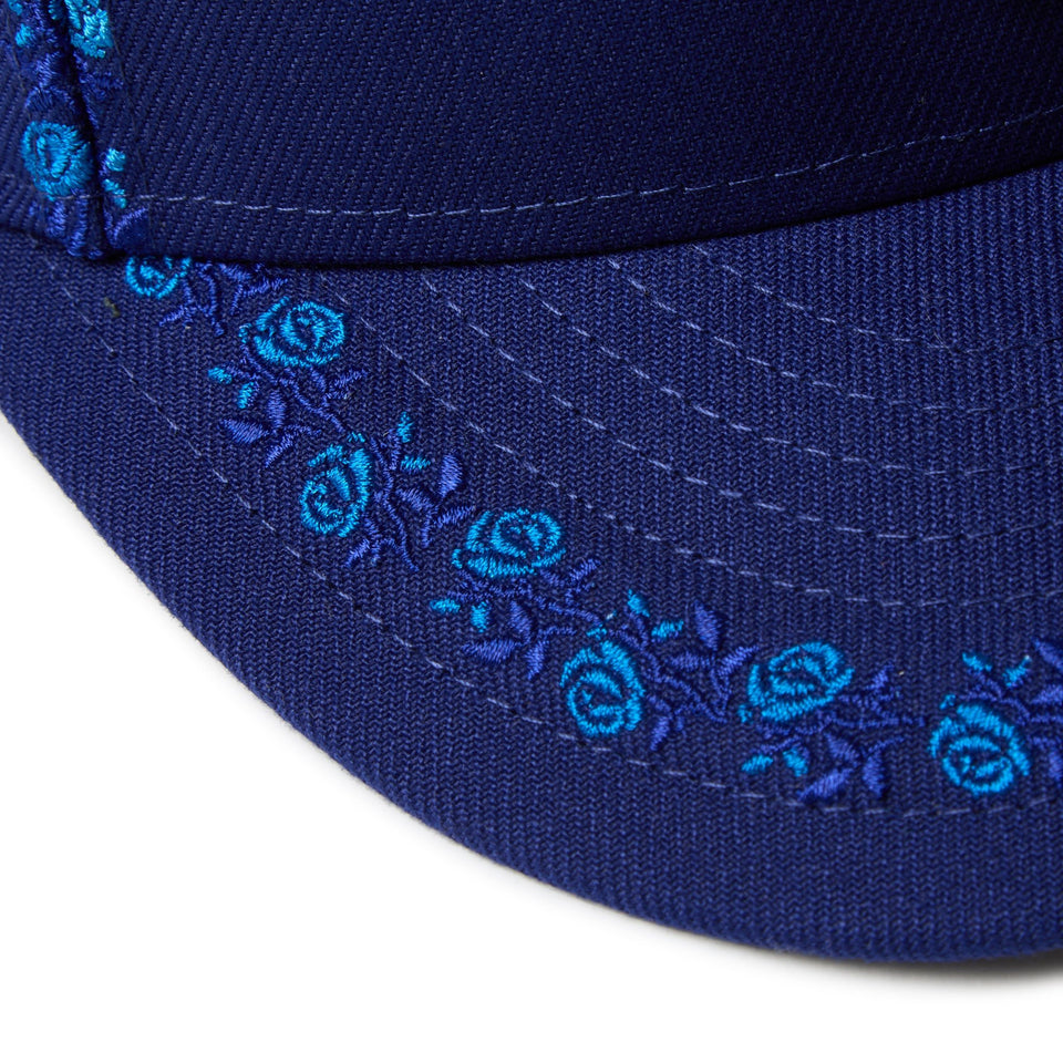 LP 59FIFTY MLB Rose Embroidery ロサンゼルス・ドジャース ダークロイヤル - 14667663 - 700 | NEW ERA ニューエラ公式オンラインストア