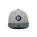 LP 9FIFTY NBA 2-Tone ブルックリン・ネッツ ストーン ストームグレーバイザー - 14109451-OSFM | NEW ERA ニューエラ公式オンラインストア