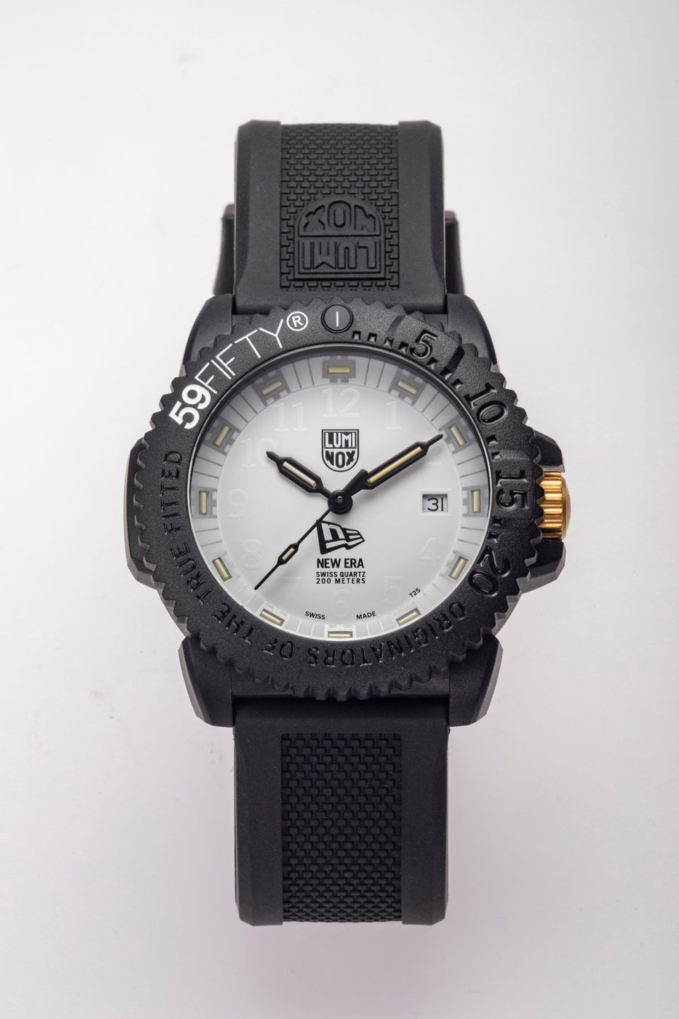 Luminox Sea Navy Seal Colormark 7050 Mid-size Black Rubber