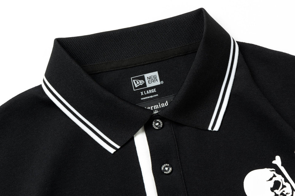 半袖 鹿の子 ポロシャツ mastermind JAPAN マスターマインド・ジャパン SS25 Skull Logo ブラック | ゴルフ - 14700160 - S | NEW ERA ニューエラ公式オンラインストア