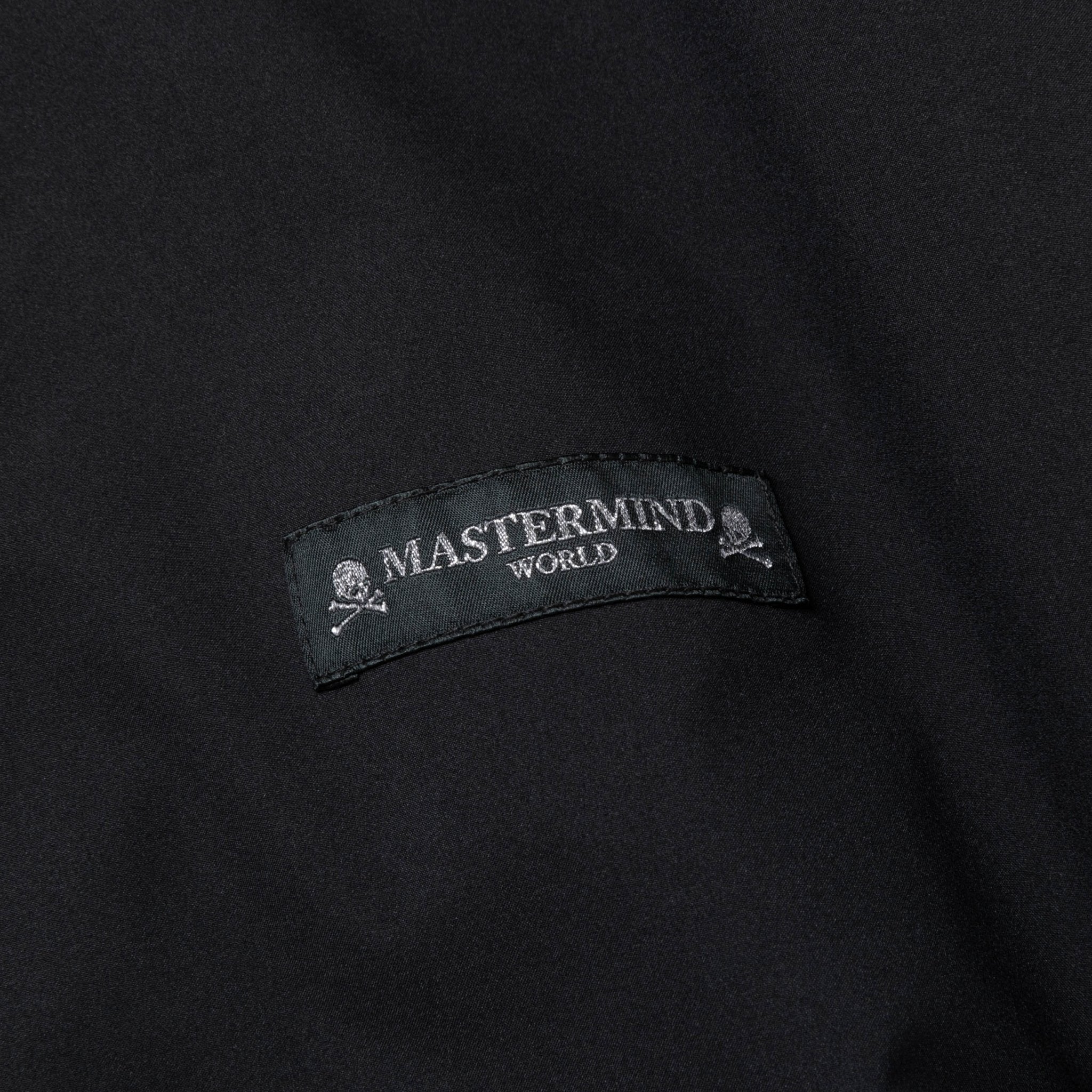 オーバーサイズド パイピング トラックジャケット MASTERMIND WORLD SS24 ブラック 4