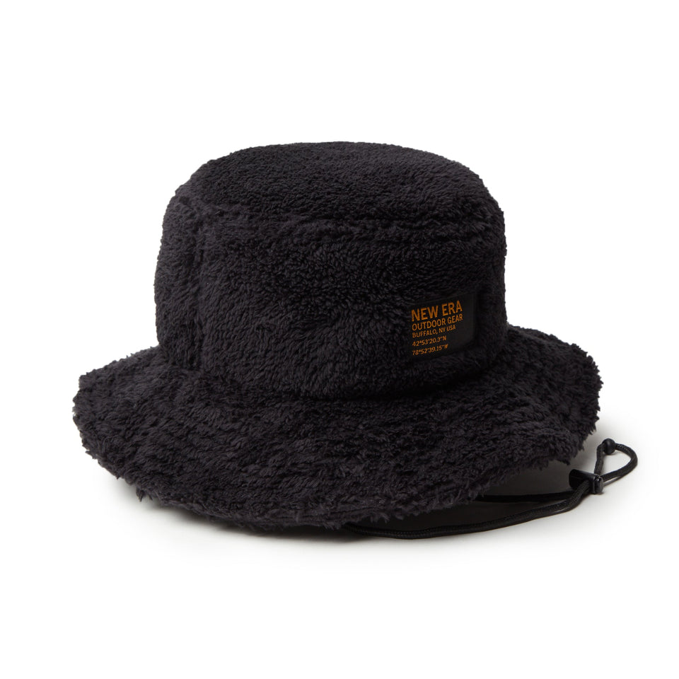 アドベンチャーライト Mink Fleece ウーブンパッチ ブラック【ニューエラアウトドア】 - 14307246 - SM | NEW ERA ニューエラ公式オンラインストア