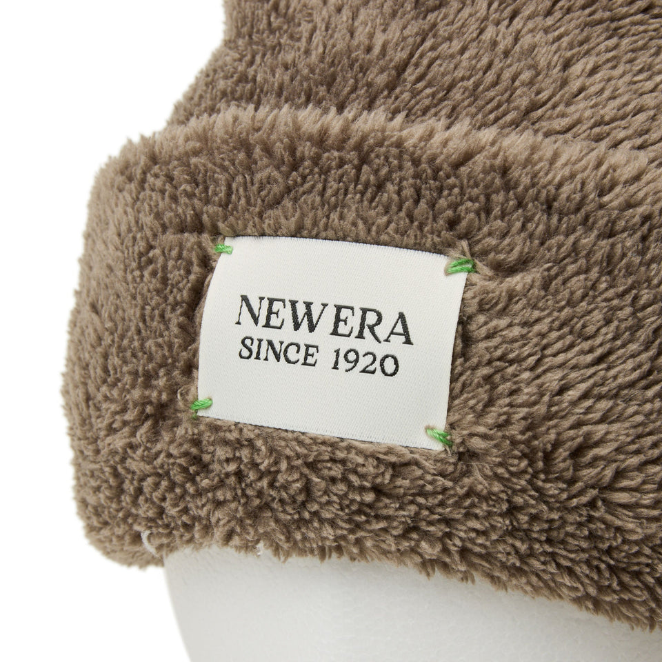 ベーシック カフニット Mink Fleece ウーブンパッチ モカ - 14312162 - OSFM | NEW ERA ニューエラ公式オンラインストア
