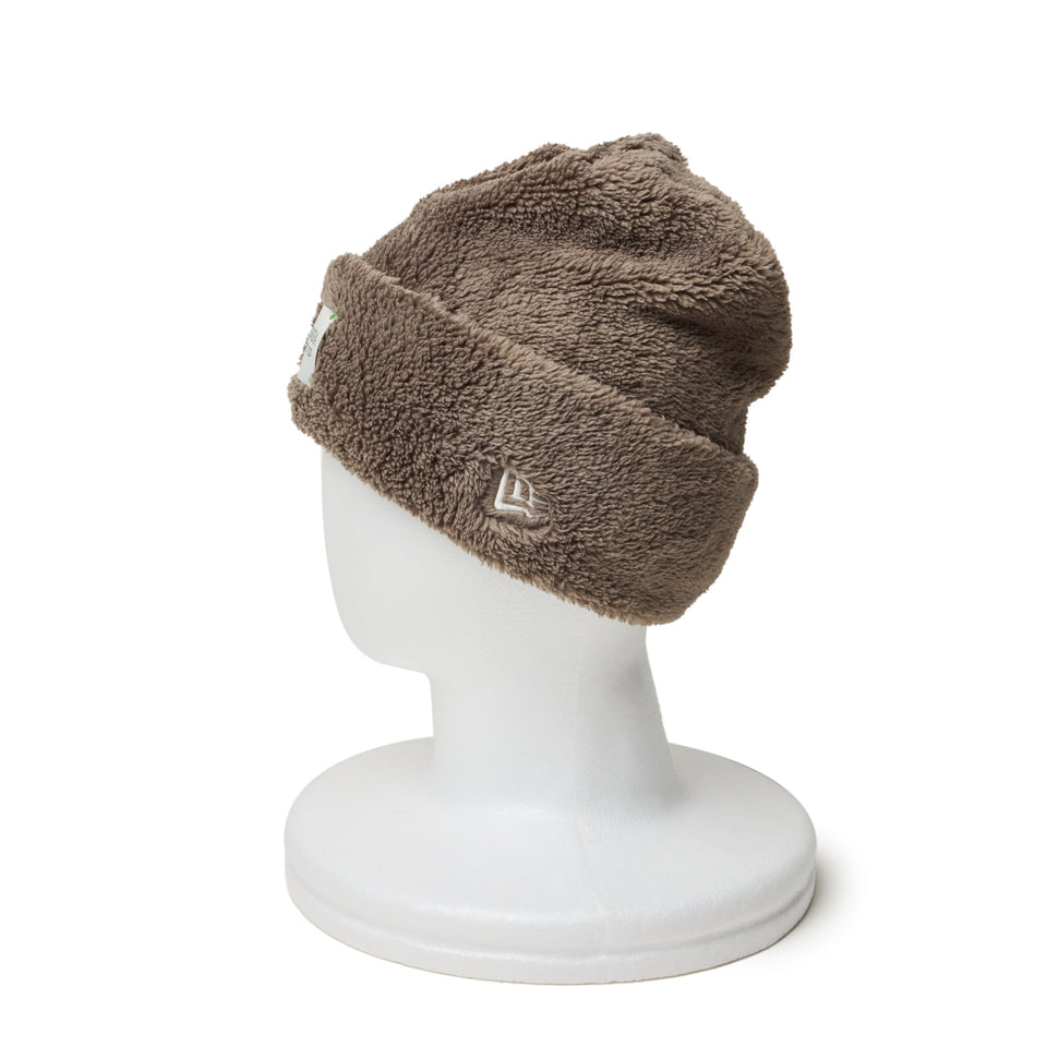 ベーシック カフニット Mink Fleece ウーブンパッチ モカ - 14312162 - OSFM | NEW ERA ニューエラ公式オンラインストア