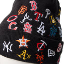 ベーシック カフニット チームロゴ オールオーバー MLB ブラック - 14670076 - OSFM | NEW ERA ニューエラ公式オンラインストア