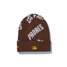 ベーシック カフニット MLB Allover サンディエゴ・パドレス ウォルナット - 14312204 - OSFM | NEW ERA ニューエラ公式オンラインストア