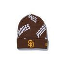 ベーシック カフニット MLB Allover サンディエゴ・パドレス ウォルナット - 14312204 - OSFM | NEW ERA ニューエラ公式オンラインストア