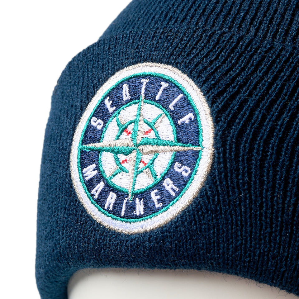 ベーシック カフニット MLB Team Logo シアトル・マリナーズ ネイビー - 14670054 - OSFM | NEW ERA ニューエラ公式オンラインストア