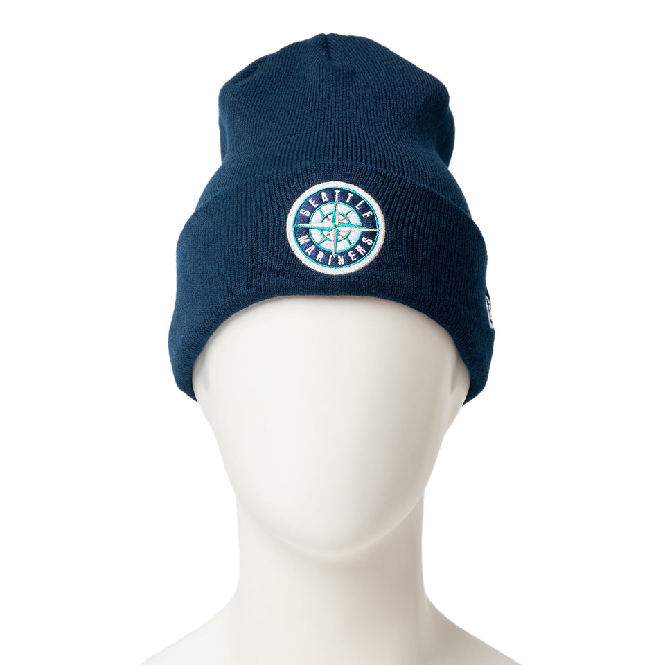 ベーシック カフニット MLB Team Logo シアトル・マリナーズ ネイビー - 14670054 - OSFM | NEW ERA ニューエラ公式オンラインストア