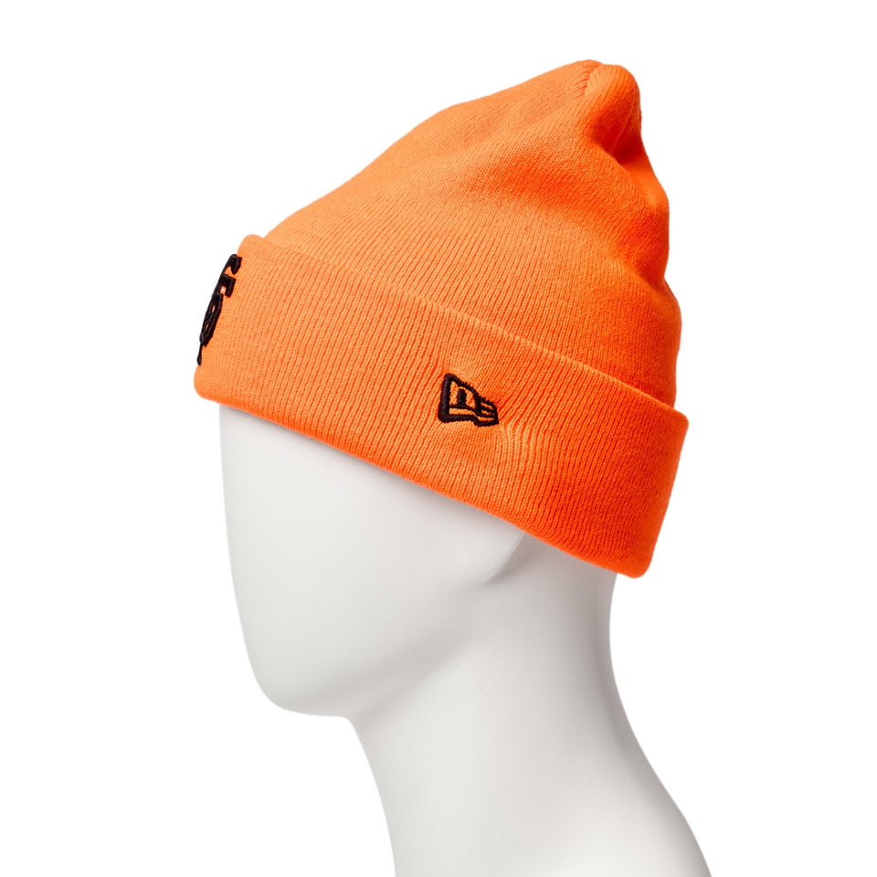 ベーシック カフニット MLB Team Logo サンフランシスコ・ジャイアンツ ネオンオレンジ - 14670056 - OSFM | NEW ERA ニューエラ公式オンラインストア
