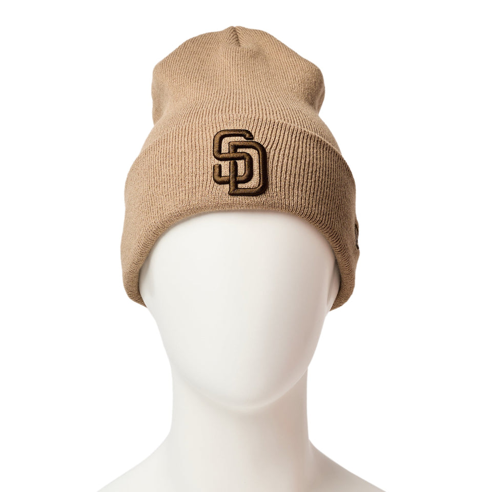 ベーシック カフニット MLB Team Logo サンディエゴ・パドレス ベージュ - 14670057 - OSFM | NEW ERA ニューエラ公式オンラインストア