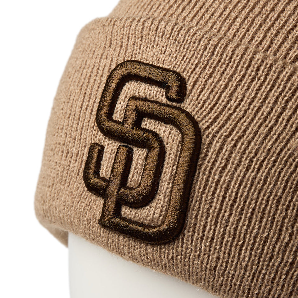 ベーシック カフニット MLB Team Logo サンディエゴ・パドレス ベージュ - 14670057 - OSFM | NEW ERA ニューエラ公式オンラインストア