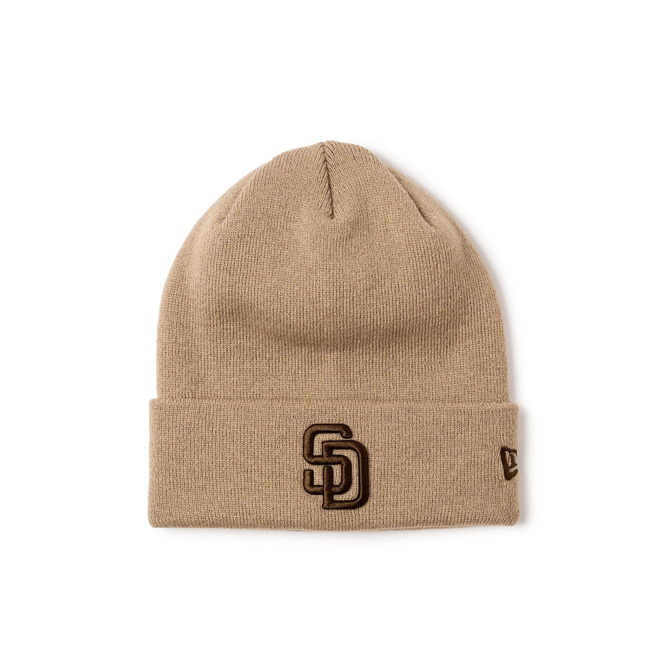 ベーシック カフニット MLB Team Logo サンディエゴ・パドレス ベージュ - 14670057 - OSFM | NEW ERA ニューエラ公式オンラインストア