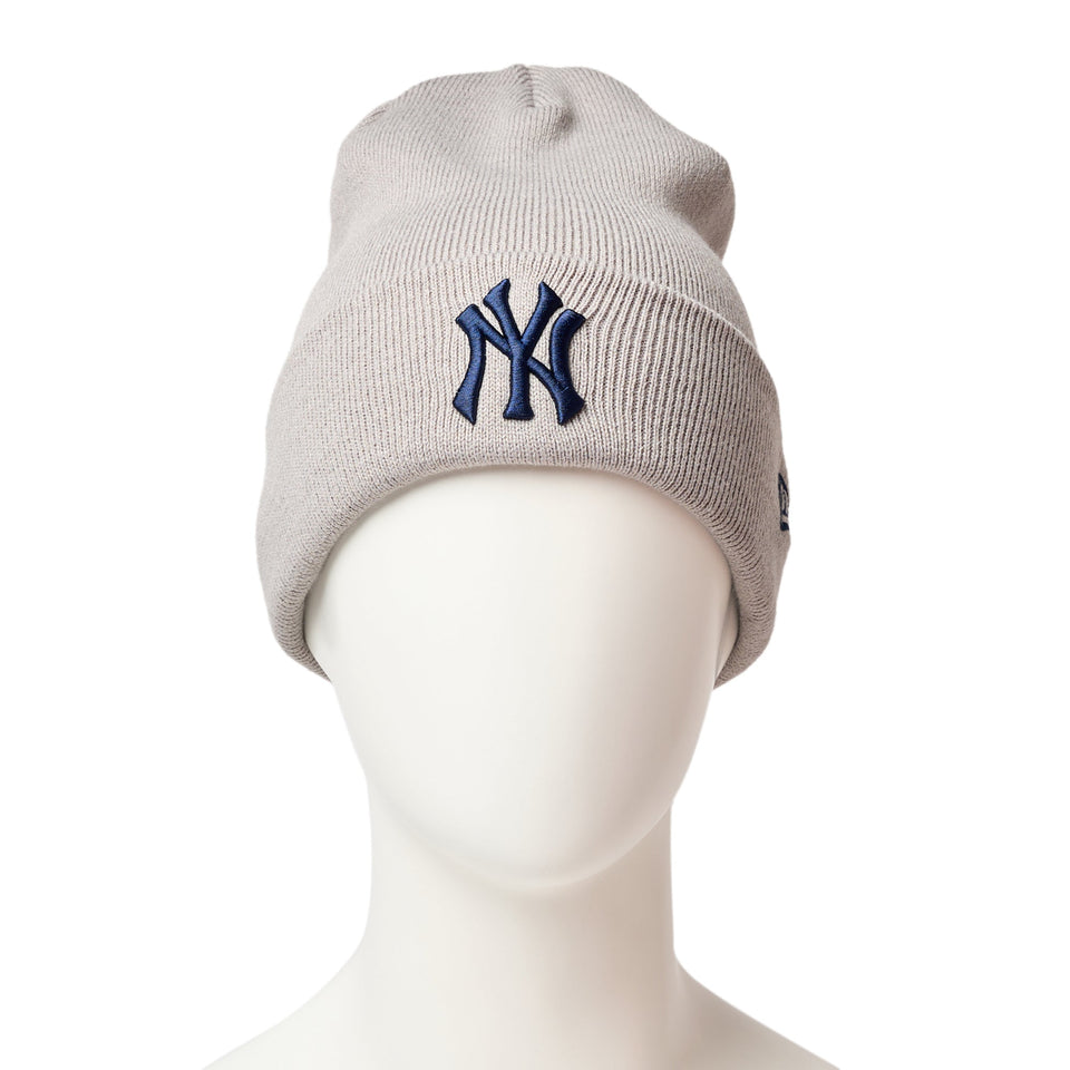 ベーシック カフニット MLB Team Logo ニューヨーク・ヤンキース ライトグレー - 14670066 - OSFM | NEW ERA ニューエラ公式オンラインストア