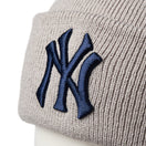 ベーシック カフニット MLB Team Logo ニューヨーク・ヤンキース ライトグレー - 14670066 - OSFM | NEW ERA ニューエラ公式オンラインストア