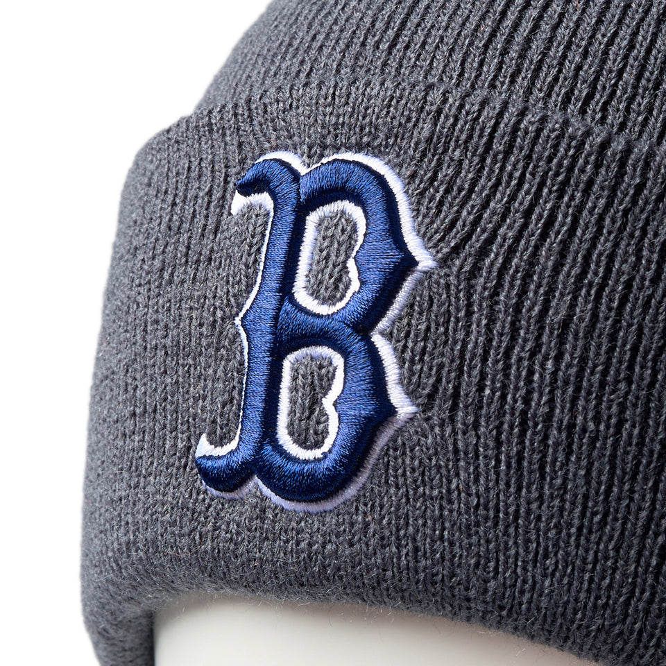 ベーシック カフニット MLB Team Logo ボストン・レッドソックス チャコール - 14670109 - OSFM | NEW ERA ニューエラ公式オンラインストア