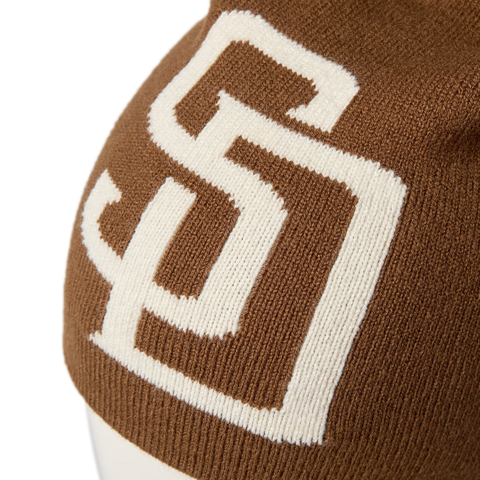 ベーシック ビーニー MLB Team Logo サンディエゴ・パドレス ウォルナット - 14670126 - OSFM | NEW ERA ニューエラ公式オンラインストア
