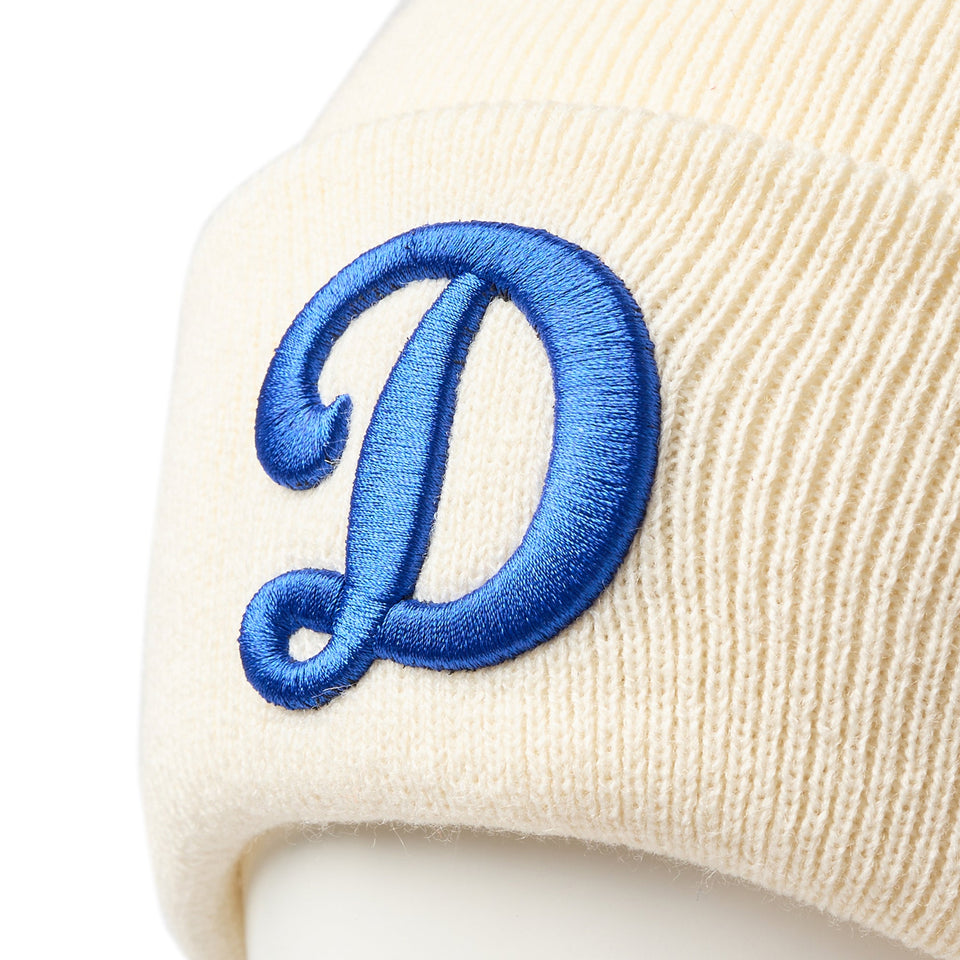 ベーシック カフニット MLB Team Logo ロサンゼルス・ドジャース Dロゴ オフホワイト - 14670078 - OSFM | NEW ERA ニューエラ公式オンラインストア