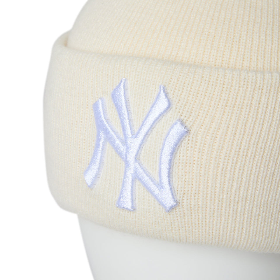 ベーシック カフニット MLB Tonal Logo ニューヨーク・ヤンキース オフホワイト - 14670042 - OSFM | NEW ERA ニューエラ公式オンラインストア