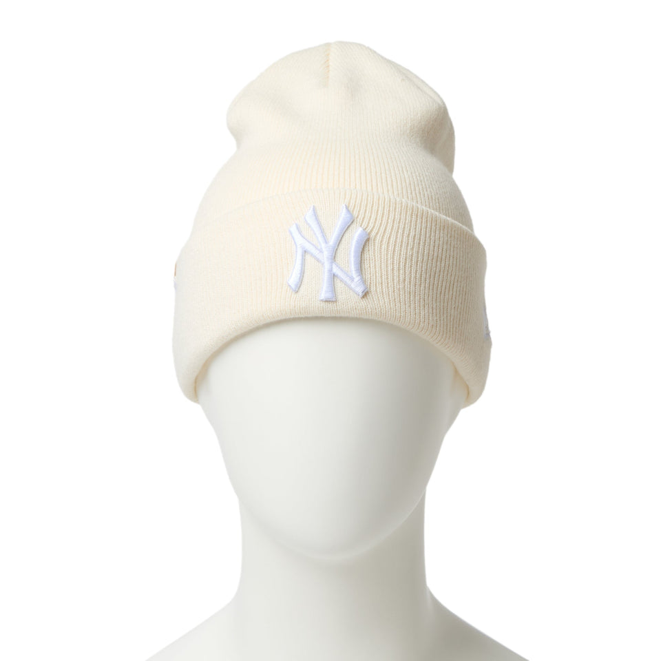 ベーシック カフニット MLB Tonal Logo ニューヨーク・ヤンキース オフホワイト - 14670042 - OSFM | NEW ERA ニューエラ公式オンラインストア