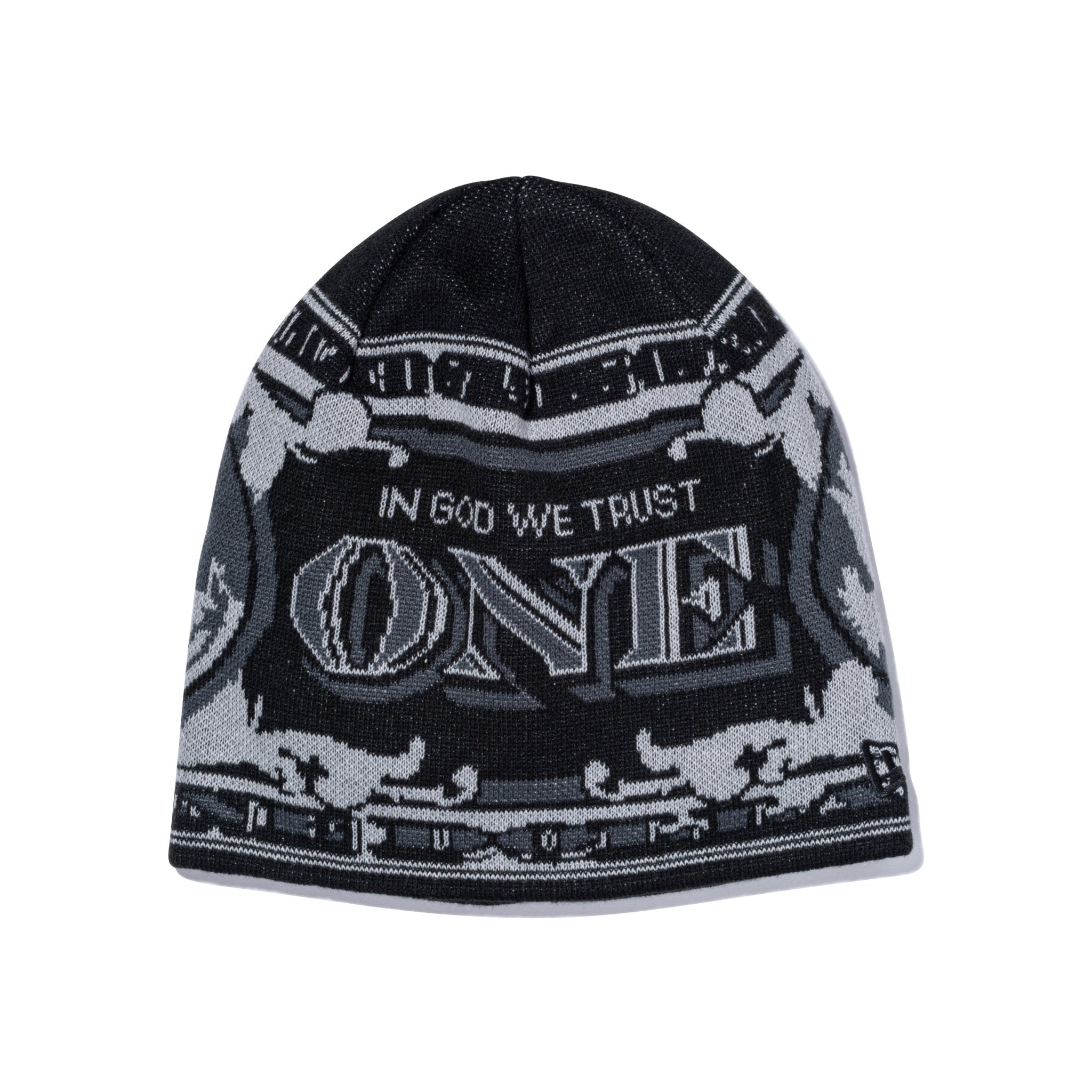 ベーシック ビーニー グラフィック Money ブラック/グレー
