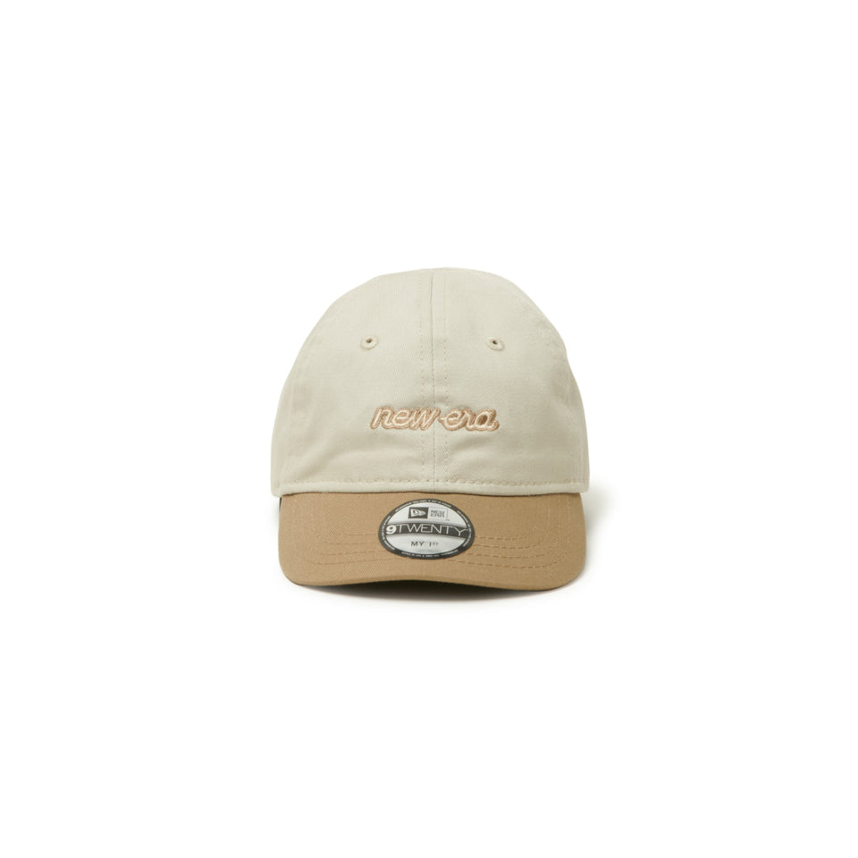 ベレー　カーキベージュ キッズ My1st 9TWENTY 2-Tone NEW ERA ストーン ブリティッシュ