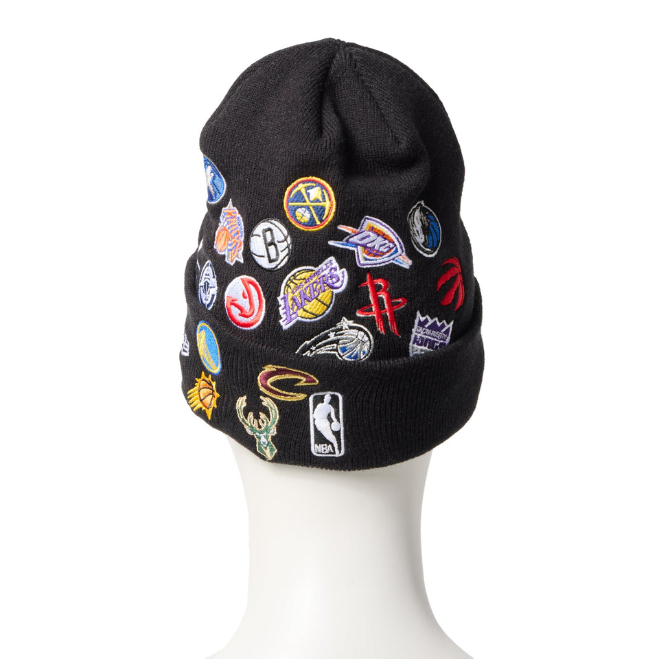 ベーシック カフニット チームロゴ オールオーバー NBA ブラック - 14670068 - OSFM | NEW ERA ニューエラ公式オンラインストア