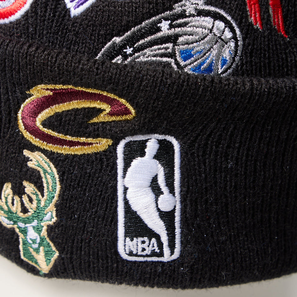 ベーシック カフニット チームロゴ オールオーバー NBA ブラック - 14670068 - OSFM | NEW ERA ニューエラ公式オンラインストア