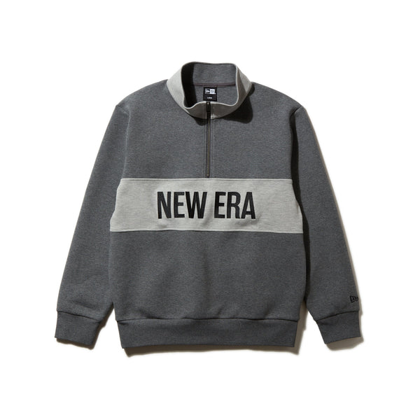 テック スウェット ハーフジップ NEW ERA グレー | ゴルフ