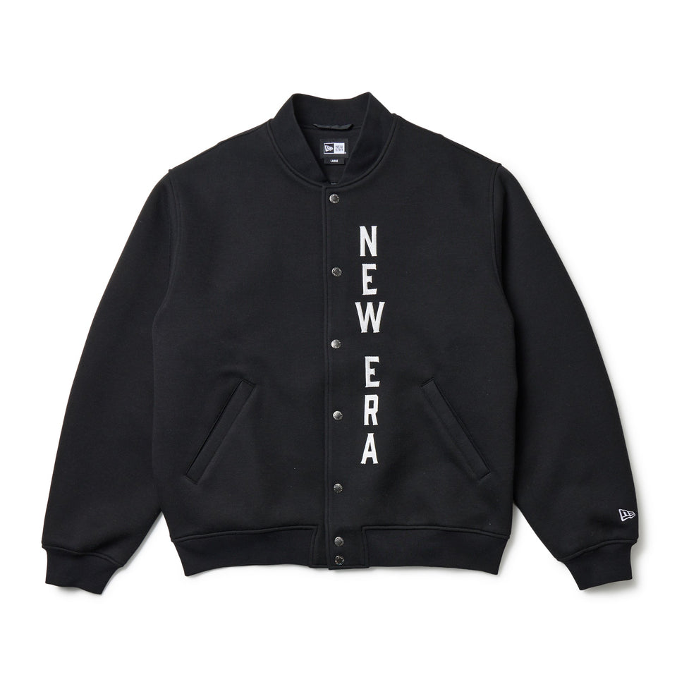 テックスウェット バーシティージャケット NEW ERA ブラック