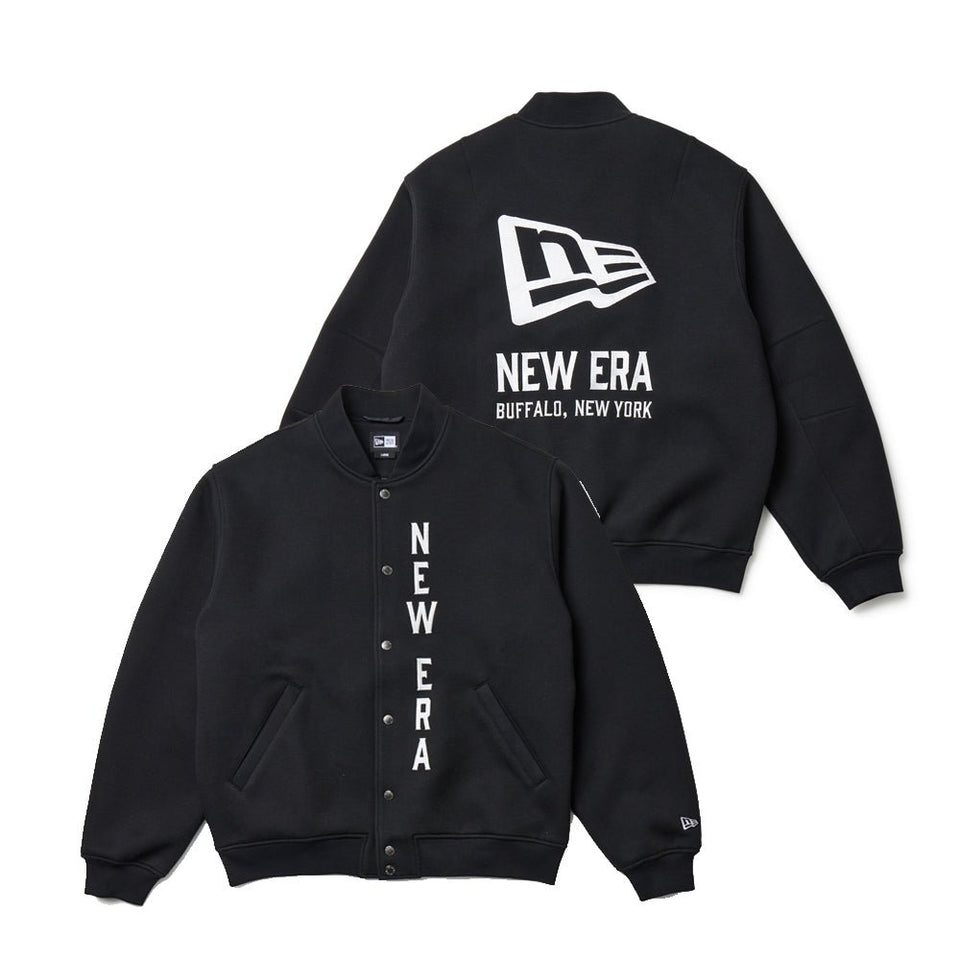 テックスウェット バーシティージャケット NEW ERA ブラック | ゴルフ - 14669830 - S | NEW ERA ニューエラ公式オンラインストア
