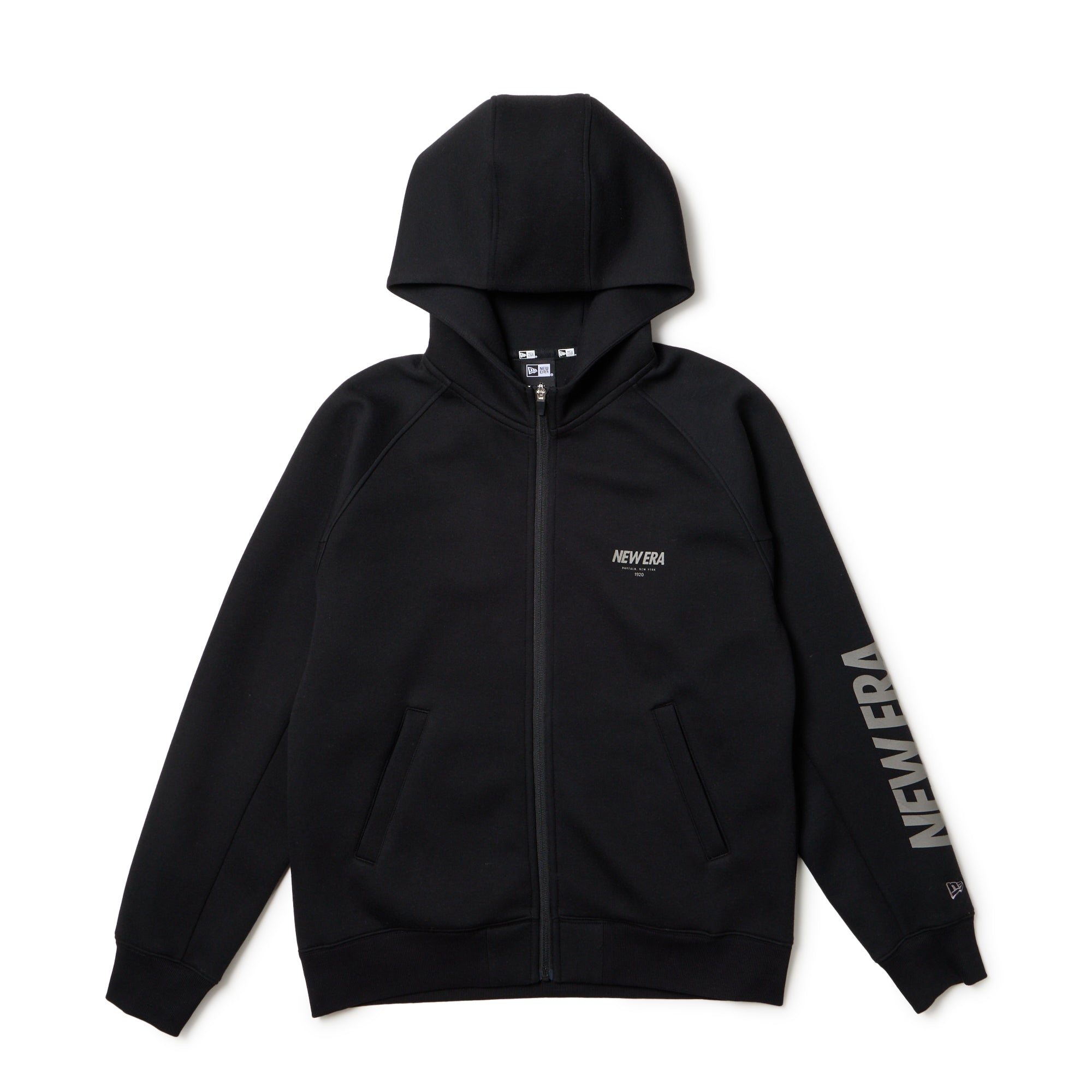 テックスウェット フルジップ フーディー NEW ERA 1920 ブラック